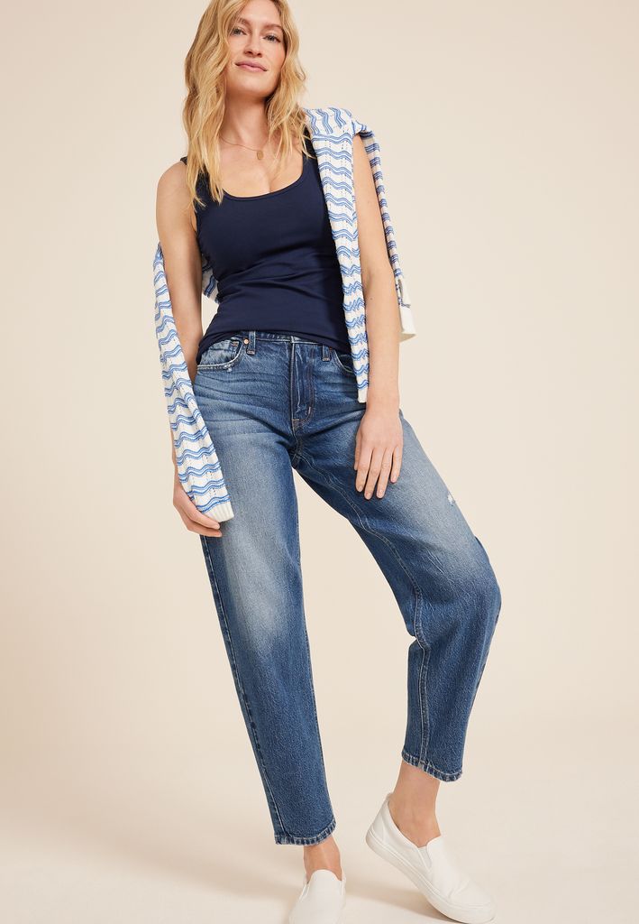Scoop Neck Tunic Tank Top - Image 2