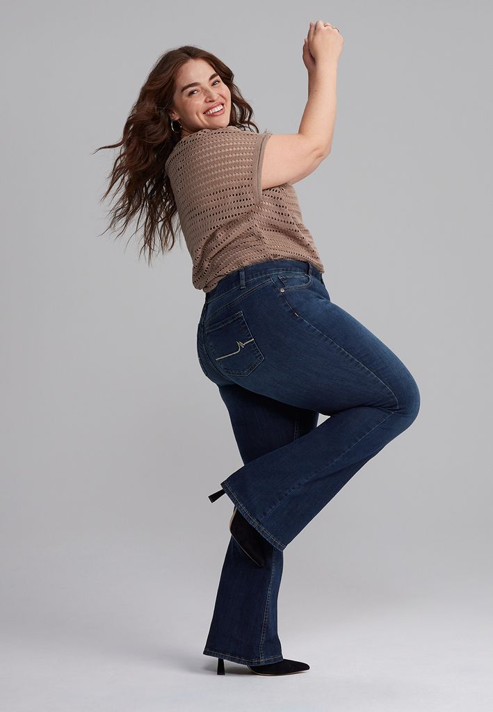 Plus Size m jeans by maurices™ Classic Flare Mid Rise Jean - Image 2