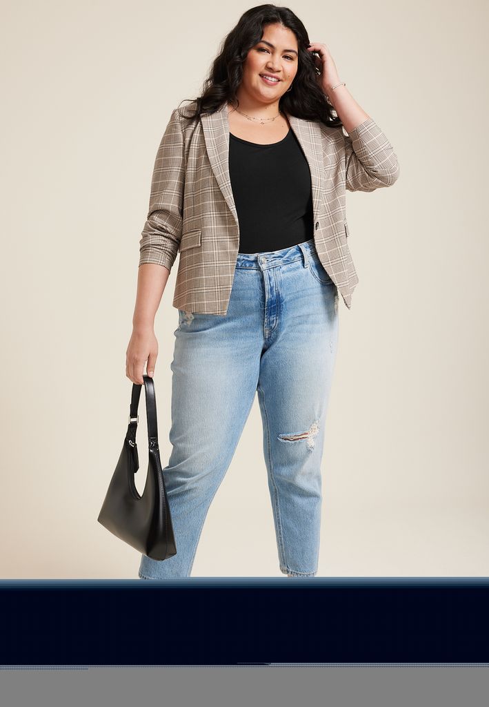 Plus Size Scoop Neck Tunic Tank Top - Image 3