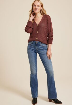 m jeans by maurices™ Classic Flare Mid Rise Jean