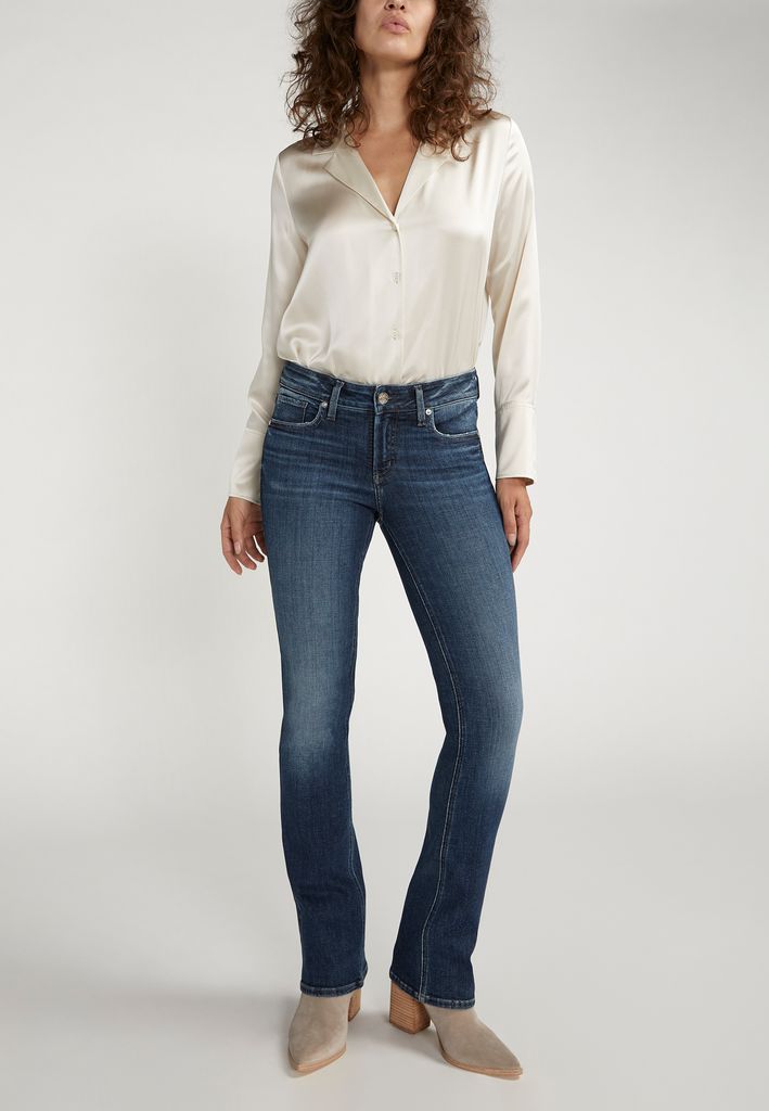 Silver Jeans Co.® Elyse Comfort Mid Rise Slim Boot Jean - Image 2