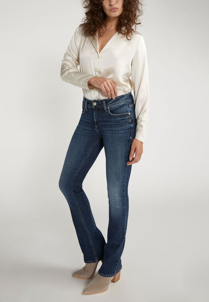 Silver Jeans Co.® Elyse Comfort Mid Rise Slim Boot Jean - Image 3