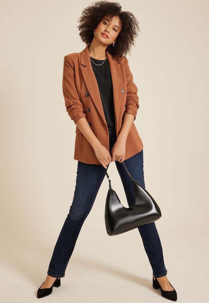 Delton Zipper Back Blouse - Image 3