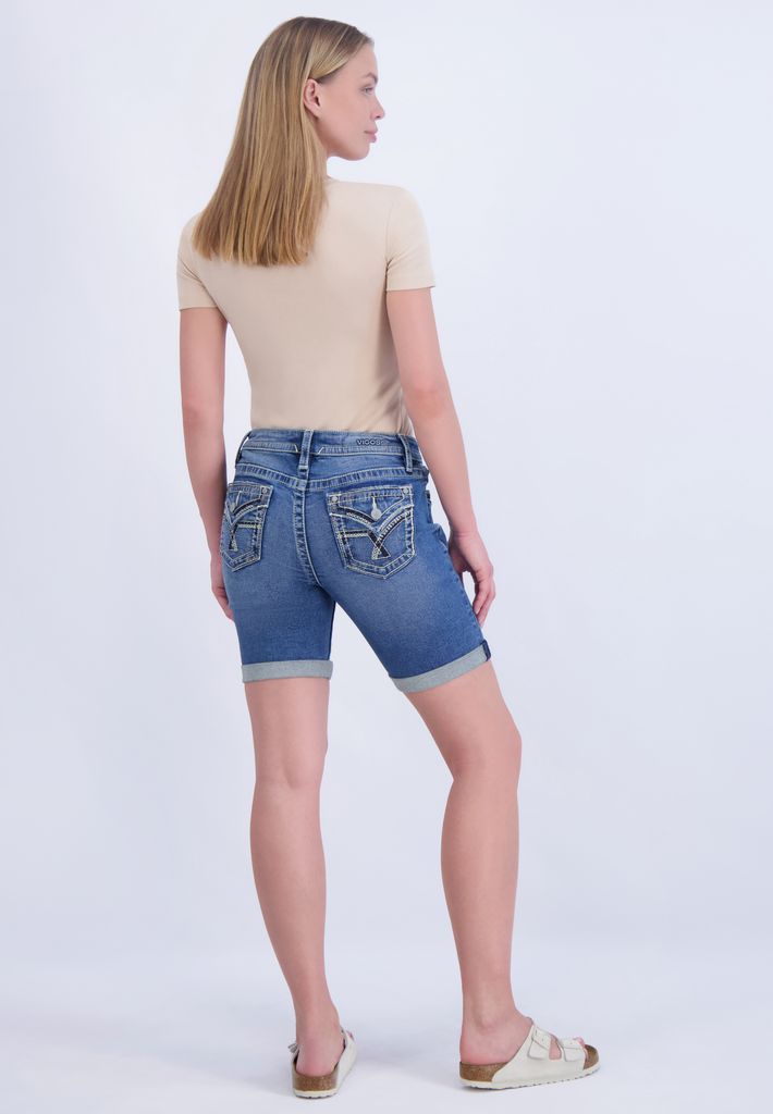 Vigoss® Mid Rise Flap Pocket Bermuda 8in Short - Image 3