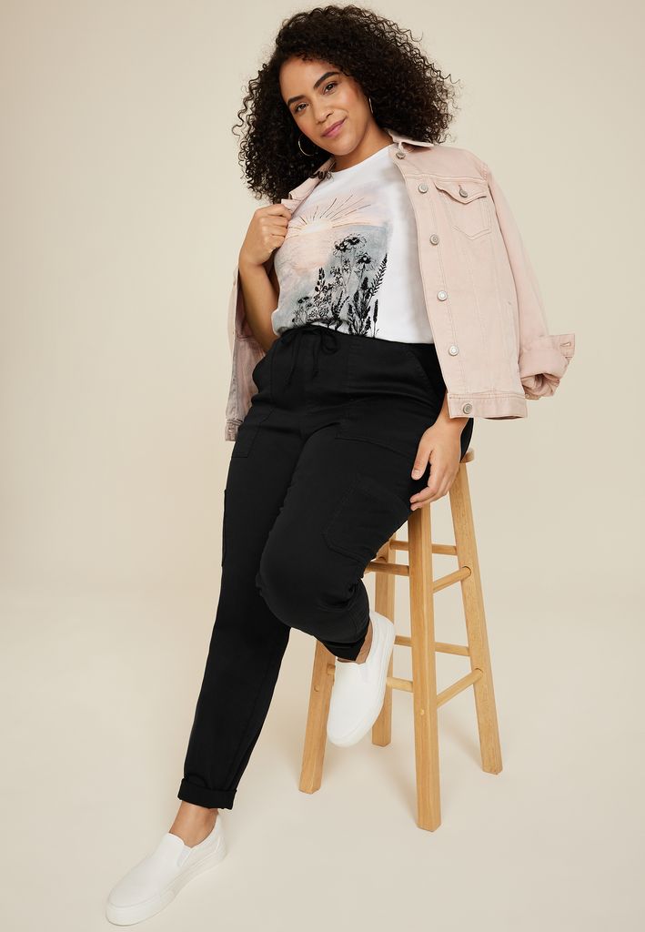 Plus Size Weekender Drawstring Cargo Pant - Image 3