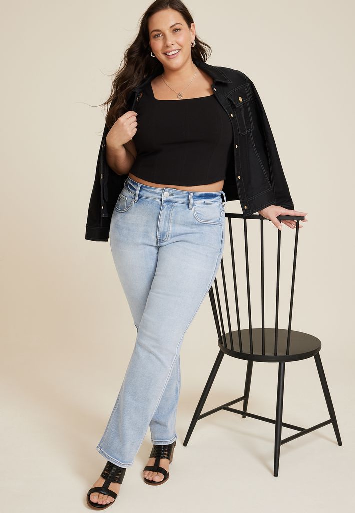 Plus Size KanCan™ Essentials High Rise Straight Jean - Image 3