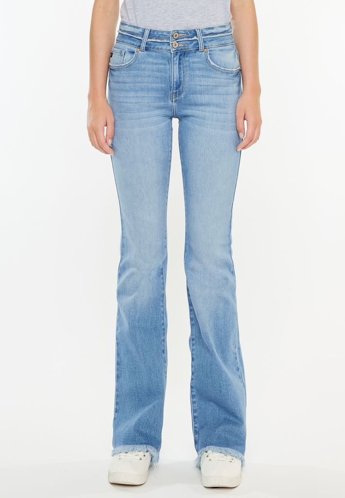KanCan™ High Rise Curvy Double Button Bootcut Jean - Image 3