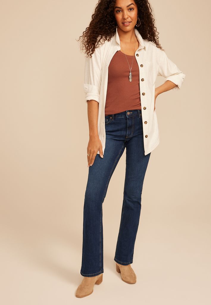 m jeans by maurices™ Classic Curvy High Rise Slim Boot Jean - Image 3