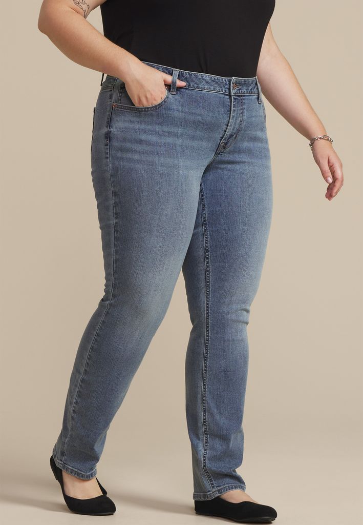 Plus Size m jeans by maurices™ Classic Mid Rise Slim Straight Jean - Image 3