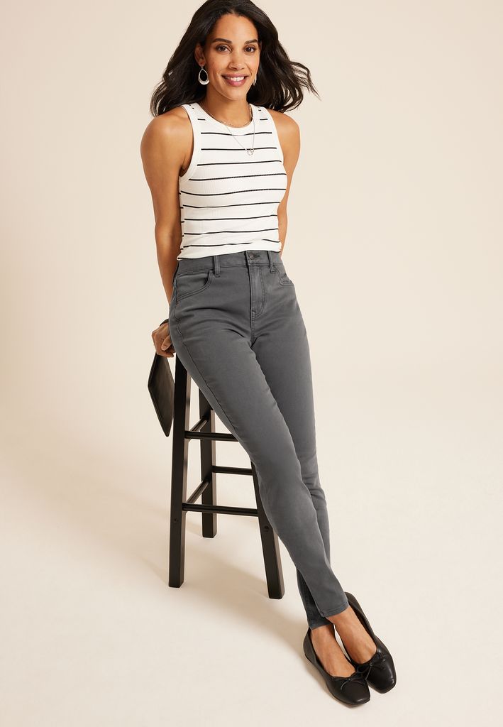 m jeans by maurices™ High Rise Color Jegging - Image 3