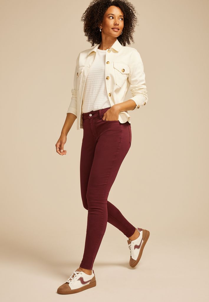 m jeans by maurices™ High Rise Color Jegging