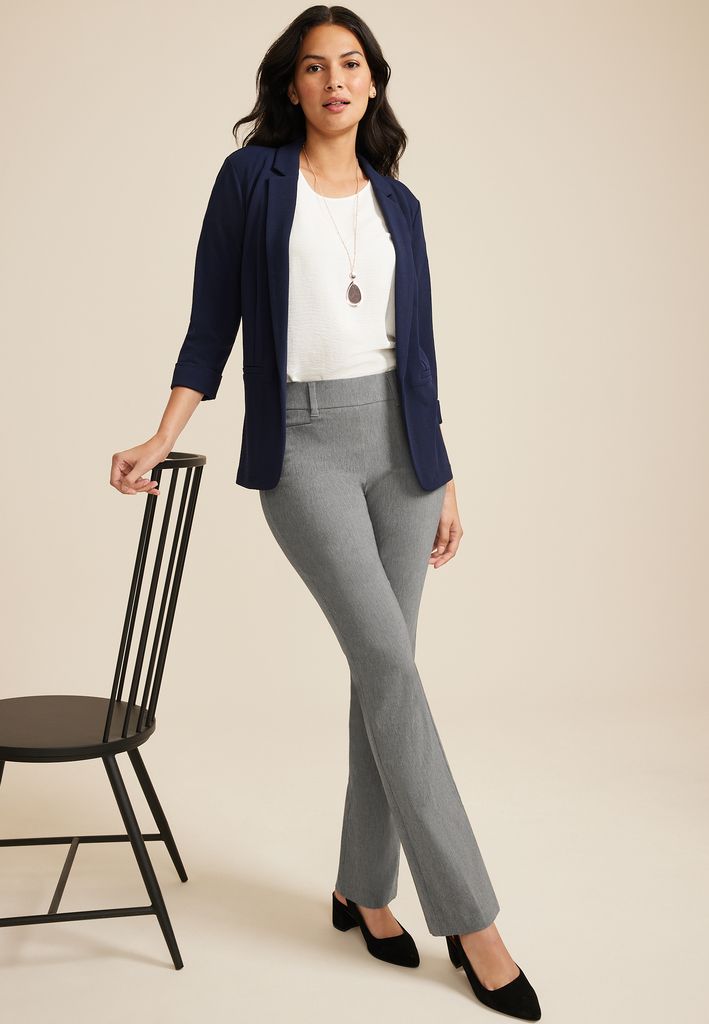 Bengaline Mid Rise Bootcut Pant - Image 3