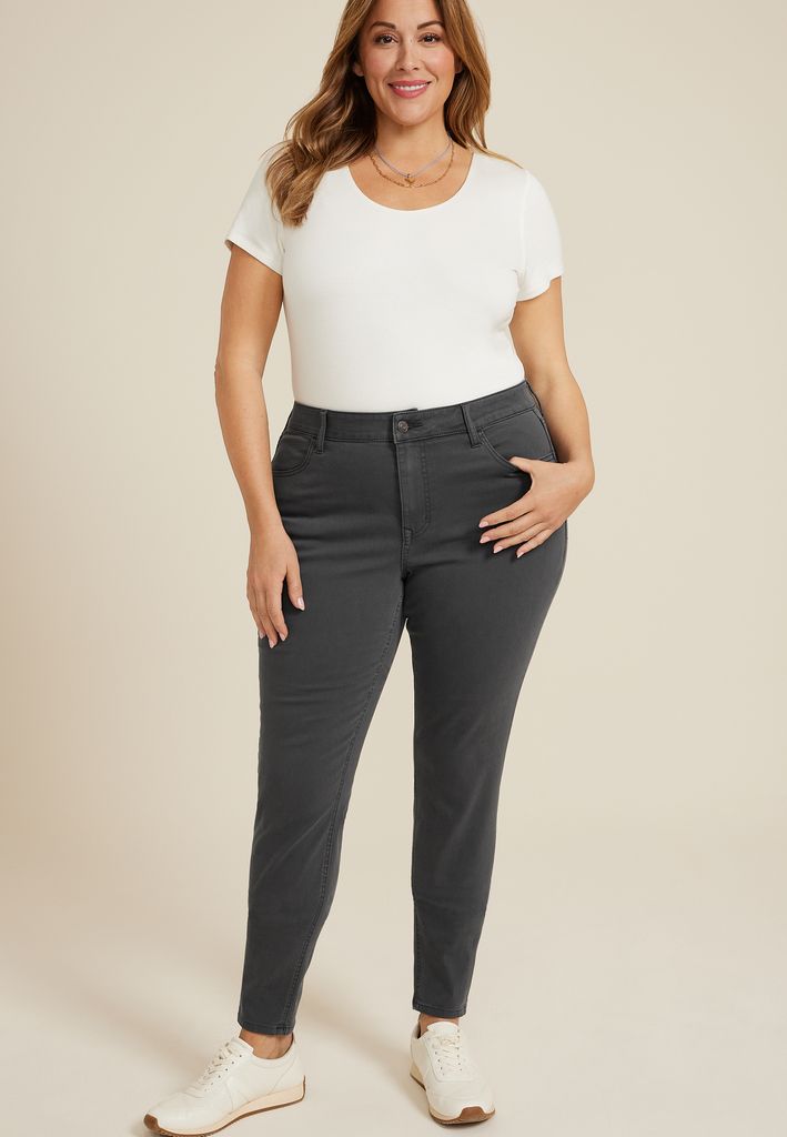 Plus Size m jeans by maurices™ High Rise Color Jegging