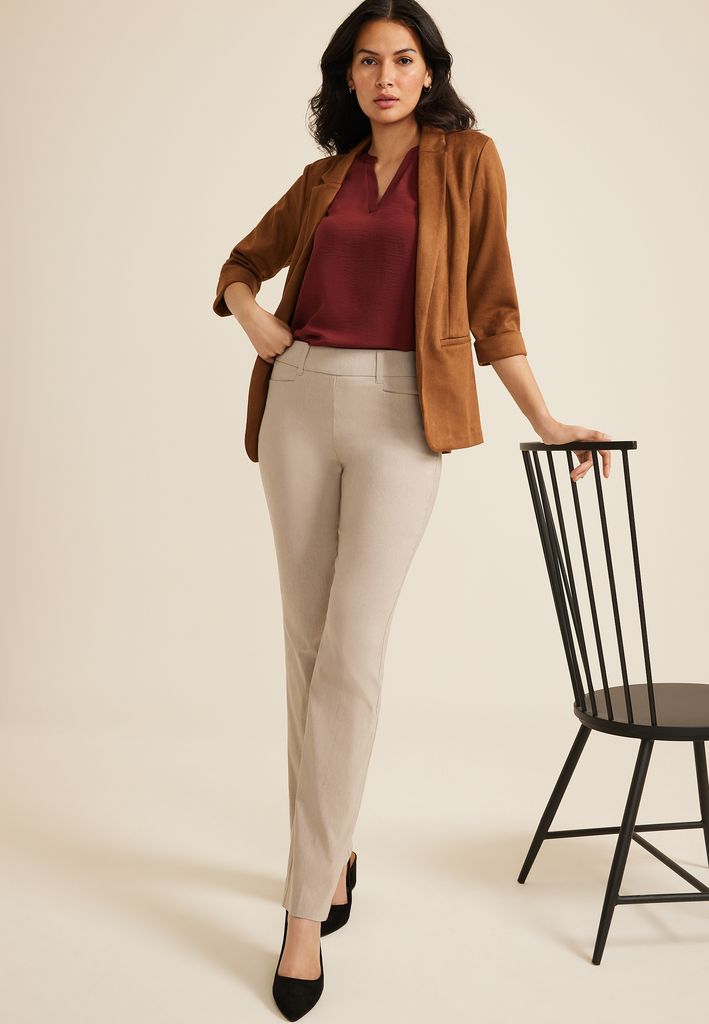 Bengaline Mid Rise Bootcut Pant - Image 3