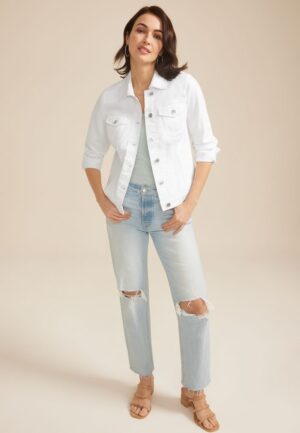 White Denim Jacket