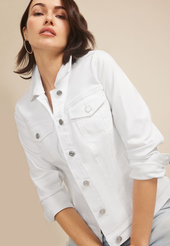 White Denim Jacket - Image 3