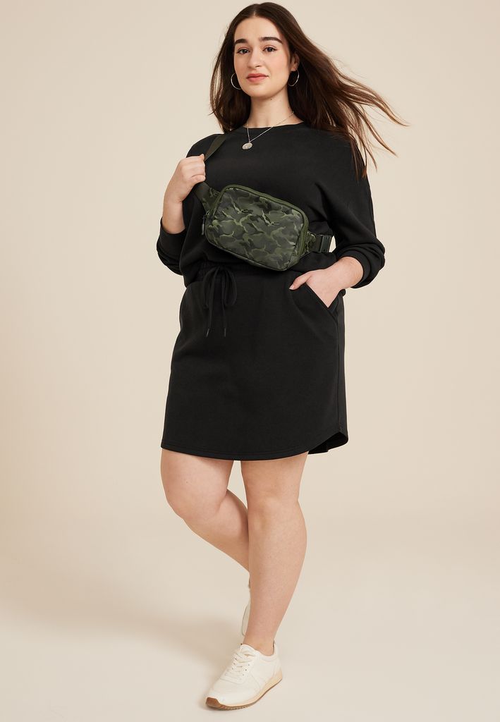 Plus Size Cloud Scuba Knit High Rise Skort - Image 3