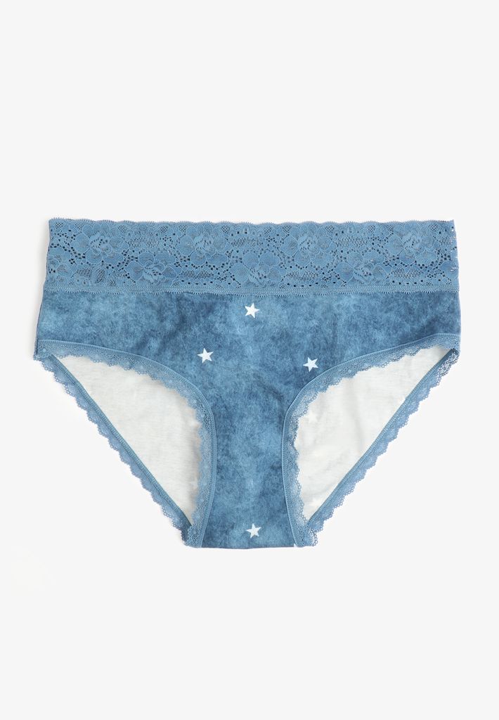 Simply Comfy Star Printed Hipster Panty