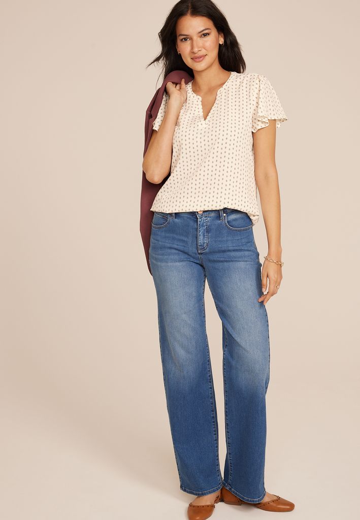 Atwood Flutter Sleeve Blouse - Image 3