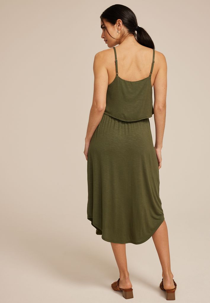 24/7 Bare Overlay Midi Dress - Image 2