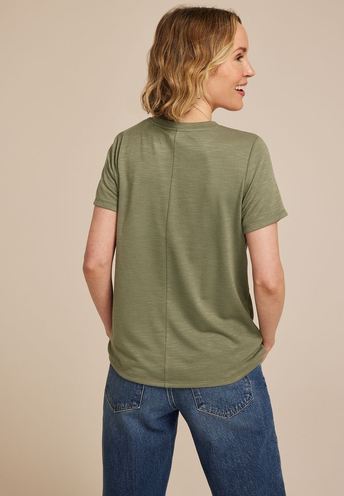 24/7 Austin Knot Hem Tee - Image 2