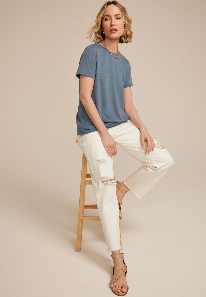 24/7 Austin Knot Hem Tee - Image 3