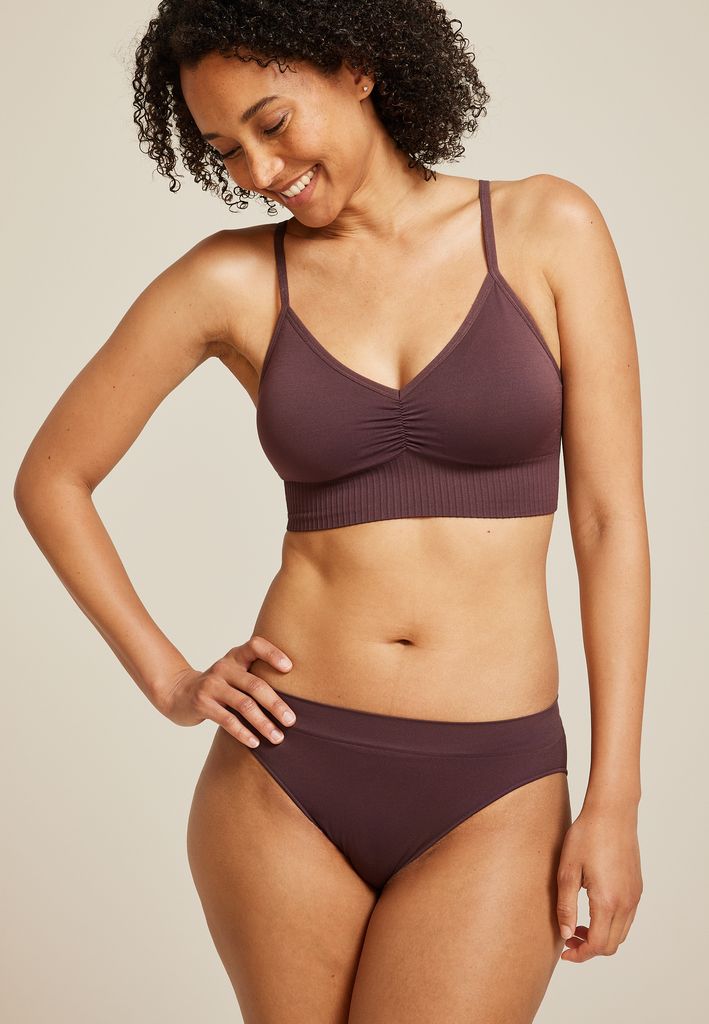 True Stretch Seamless Cinched Front Bralette - Image 3