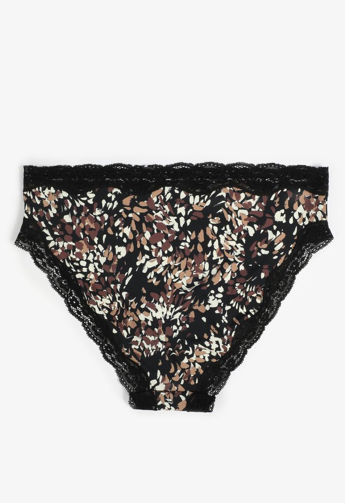 True Stretch High Waist Jersey Printed Bikini Panty - Image 2