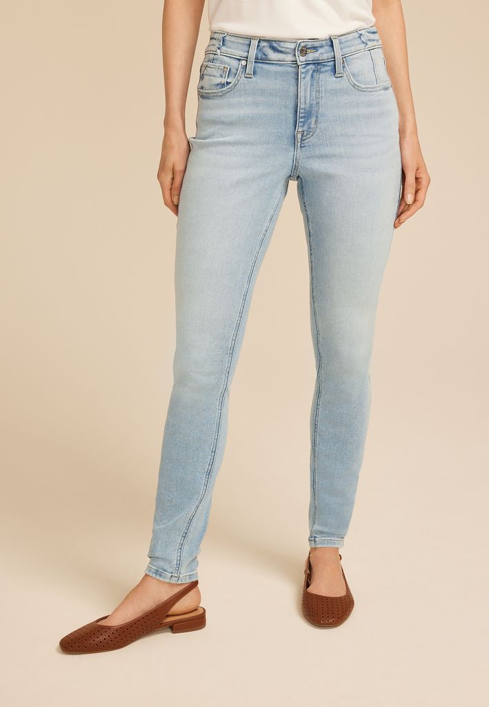 edgely™ High Rise Seamed Waist Super Skinny Jean