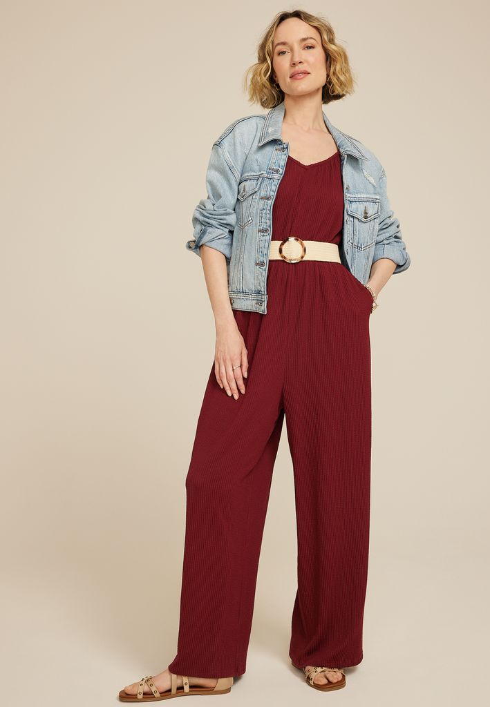 Bare Wavy Ribbed Jumpsuit - Image 3