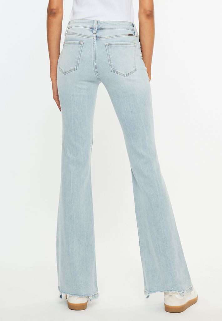 KanCan™ Studded Mid Rise Flare Jean - Image 2