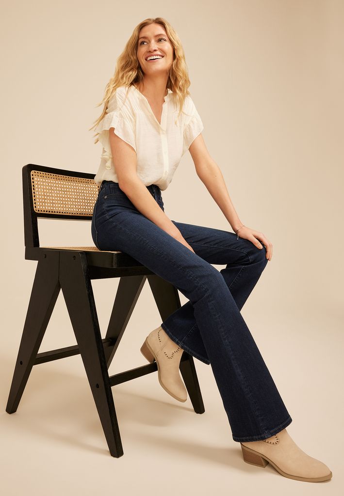 m jeans by maurices™ Dark Sculpt High Rise Flare Jean - Image 3