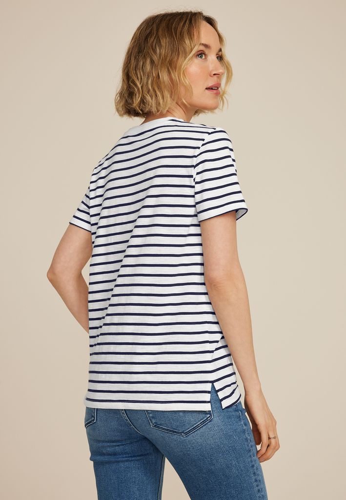 24/7 Dawson Striped Crew Neck Tee - Image 2