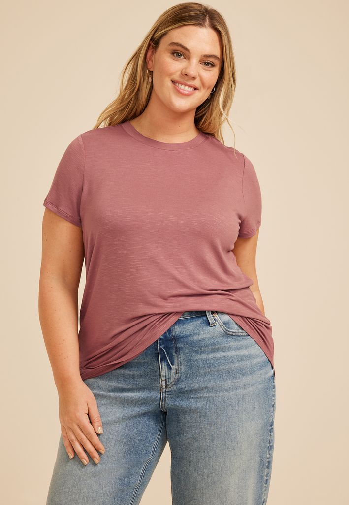 Plus Size 24/7 Kennedy Crew Neck Tee - Image 3