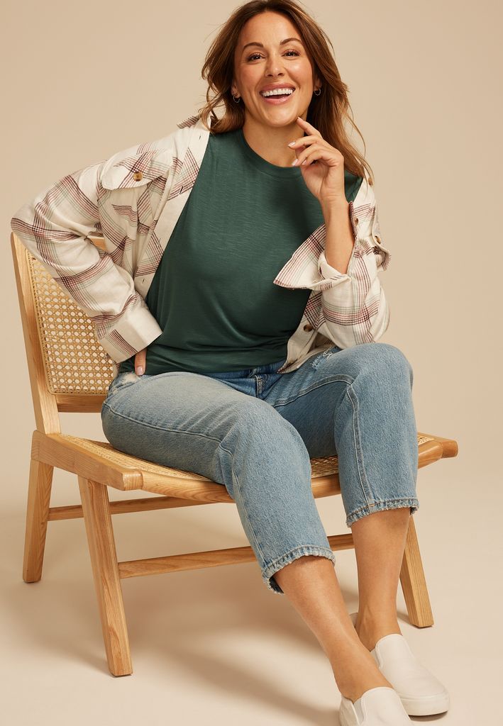 Plus Size 24/7 Kennedy Crew Neck Tee - Image 3