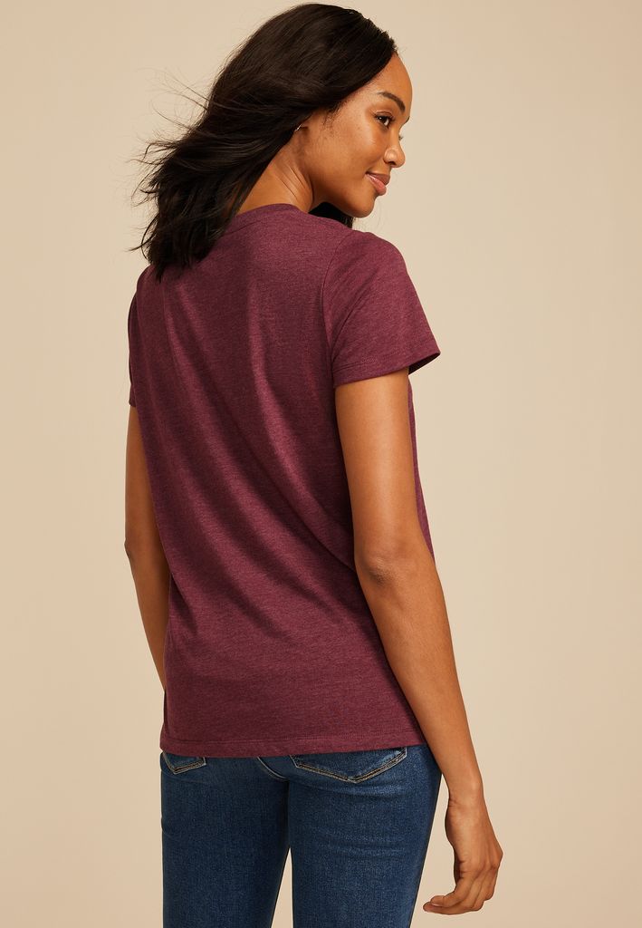 Stacked Fall Floral Classic Fit Graphic Tee - Image 2