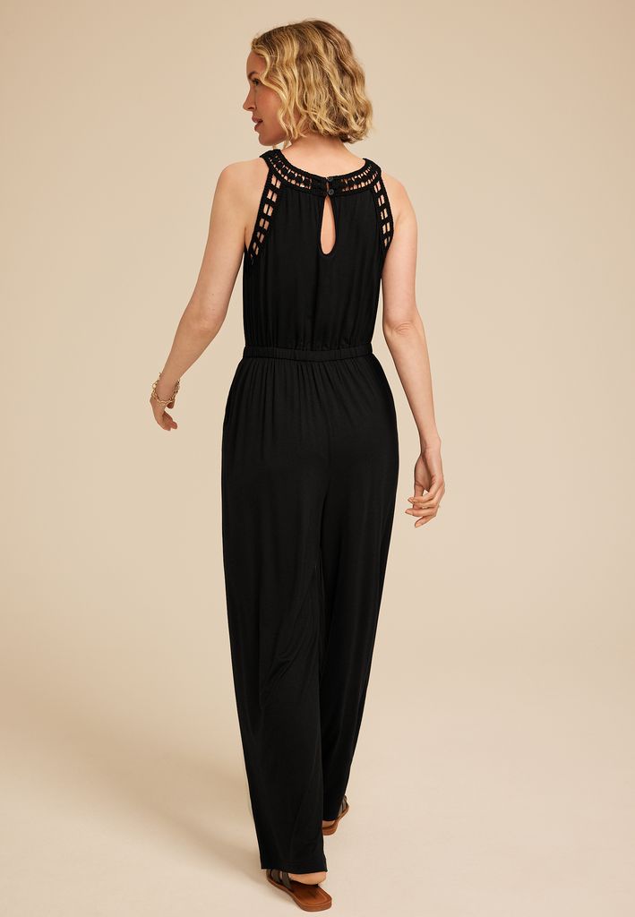 Bare Crochet Trim Jumpsuit - Image 2