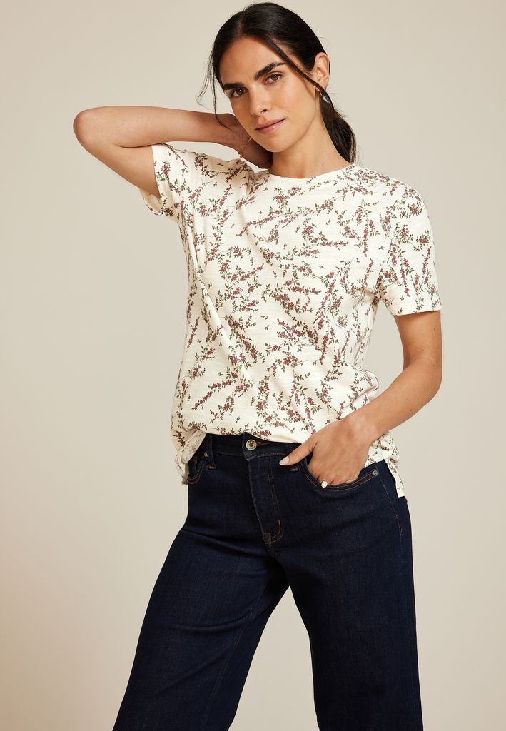 24/7 Dawson Floral Crew Neck Tee - Image 3
