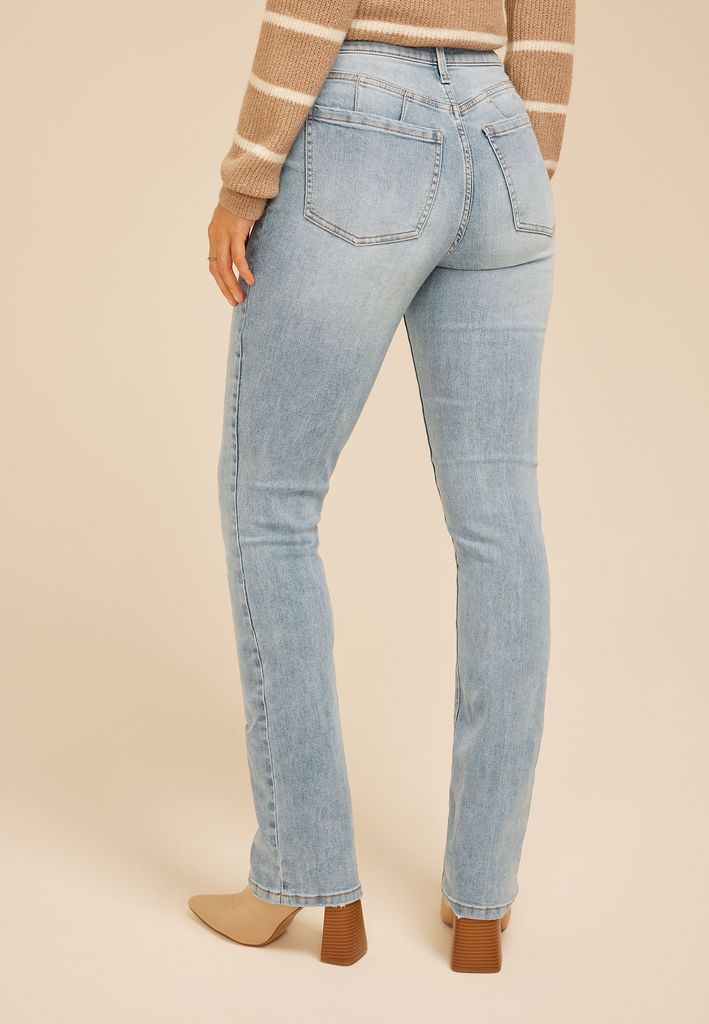 Everflex™ High Rise Back Dart Slim Boot Jean - Image 2