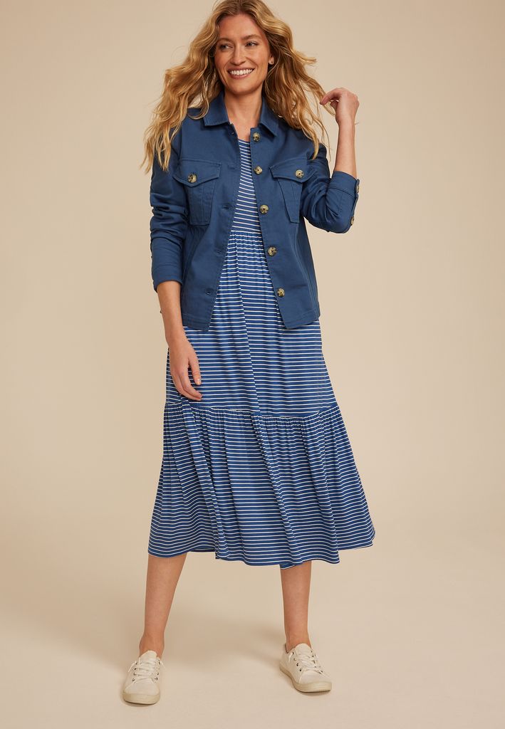 Seamed Twill Jacket - Image 3