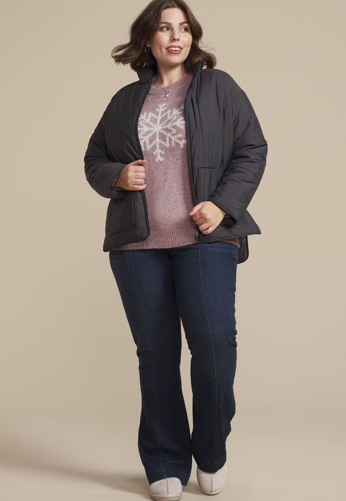 Plus Size Cozier Than Cashmere Snowflake Sweater - Image 3