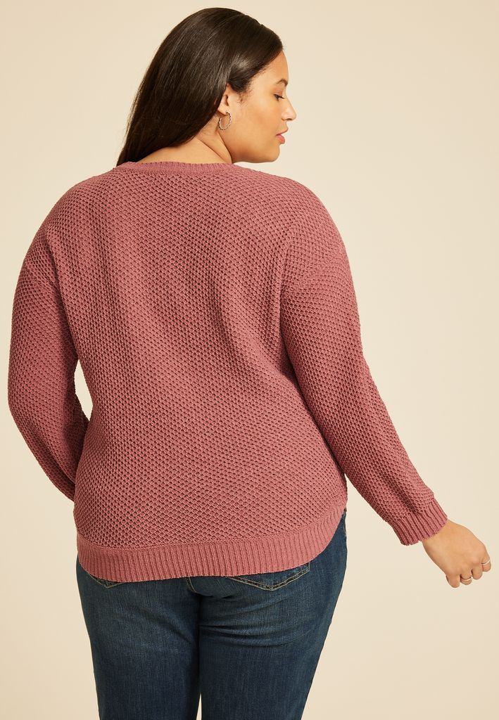 Plus Size Chenille Sweater - Image 2