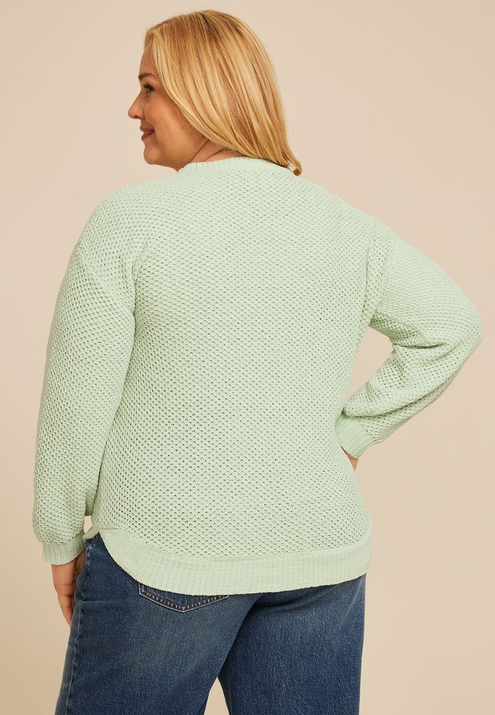 Plus Size Chenille Sweater - Image 2