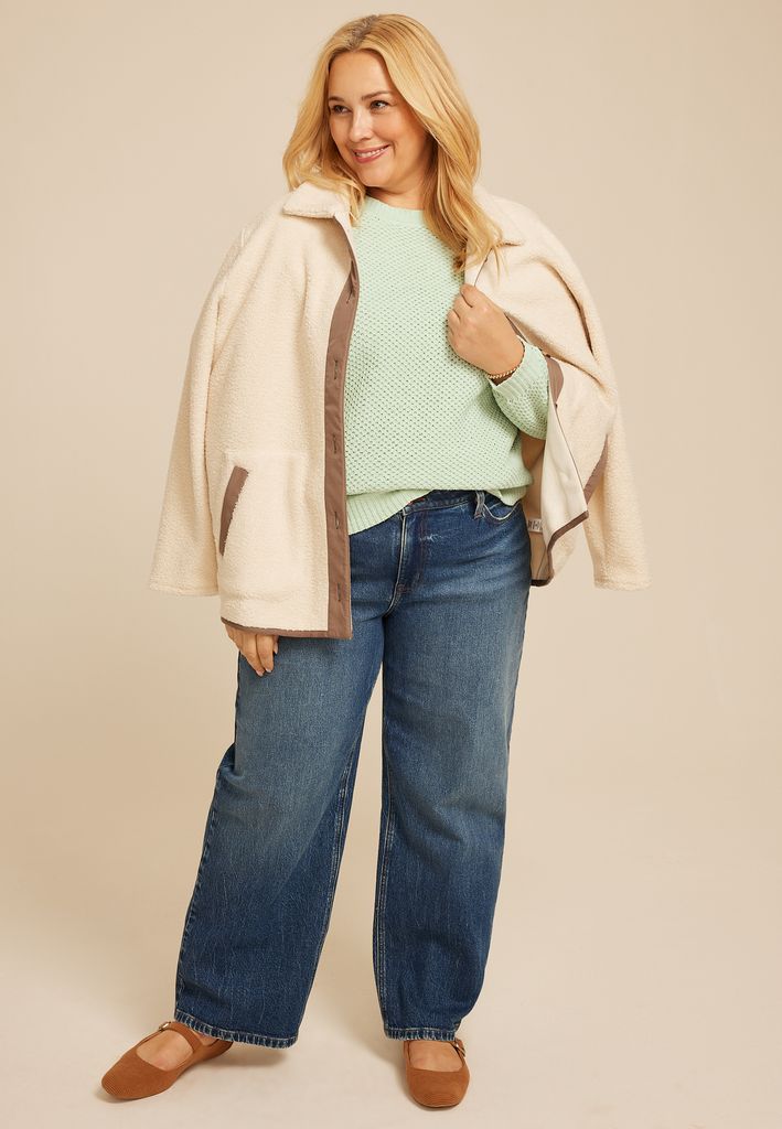 Plus Size Chenille Sweater - Image 3