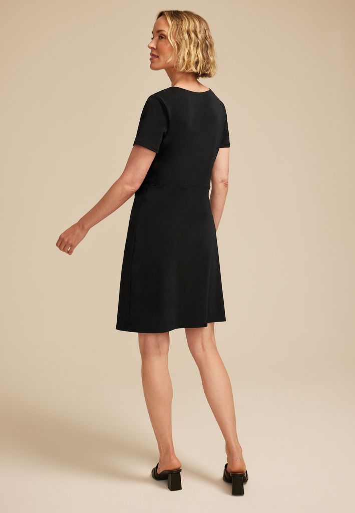 24/7 Side Knot Short Sleeve Mini Dress - Image 2