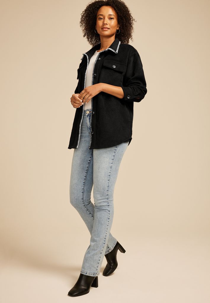 Whipstitch Shacket - Image 3