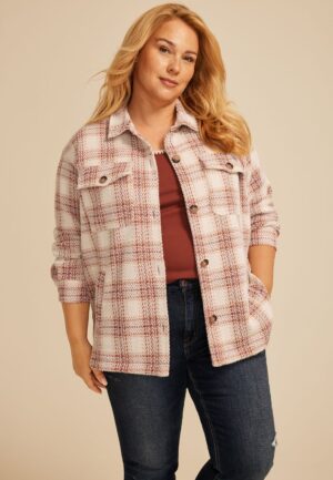 Plus Size Shortie Shoreline Shacket?