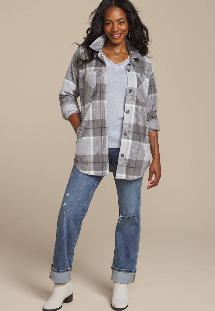 Wilder Fleece Shacket - Image 3