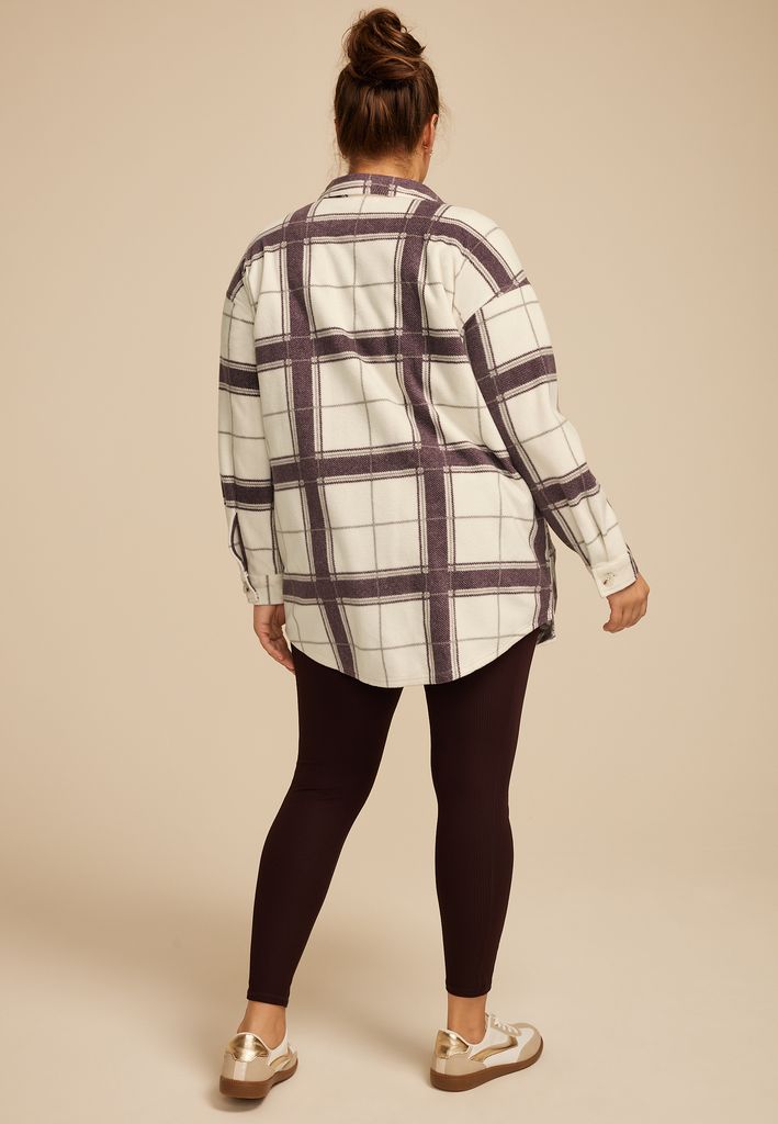 Plus Size Wilder Fleece Shacket - Image 2