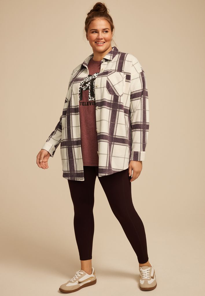 Plus Size Wilder Fleece Shacket - Image 3